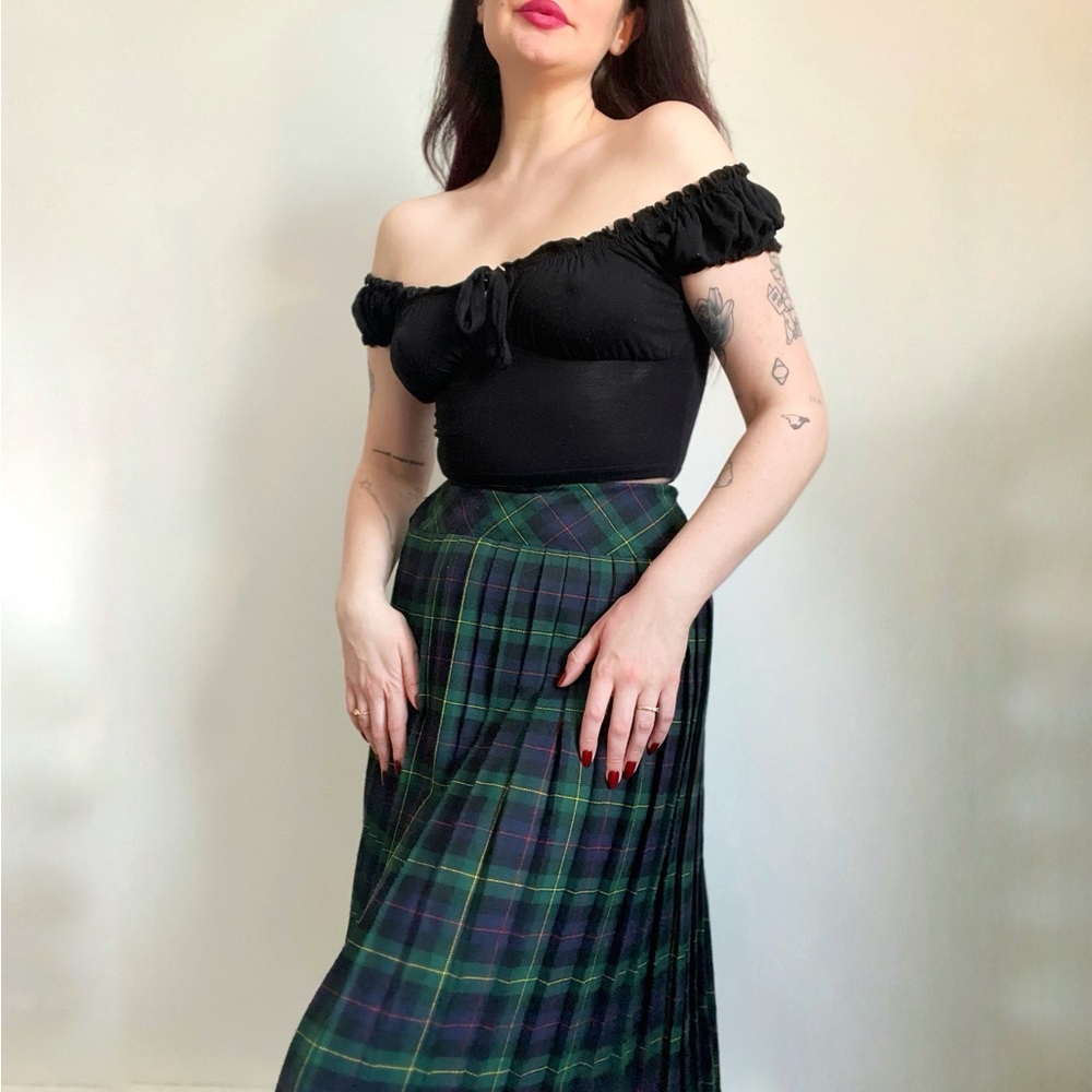 70s-80s Full Pleat Kilt